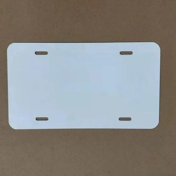 Party Favor 12x6&quot; Sublimation Blank Metal Car License Plate Heat Transfer Consumables Printing DIY Sublimation License Plates Party Sup
