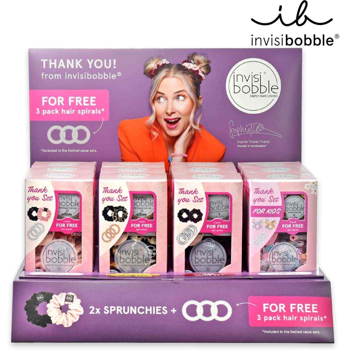 Invisibobble Pantalla de agradecimiento