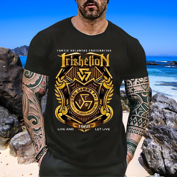 High Quality Men T Shirts Spring Summer Crew Neck Cotton Breathable Tshirts Fashion Design Floral Print Tops Tees