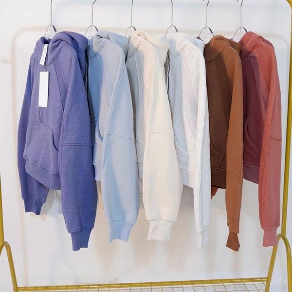 Lululrmon Women&#039;s Cozy Half-Zip Scuba Hoodie Perfect Blend Of Comfort & Style For Winter Workouts Lululies Lemon Cfc