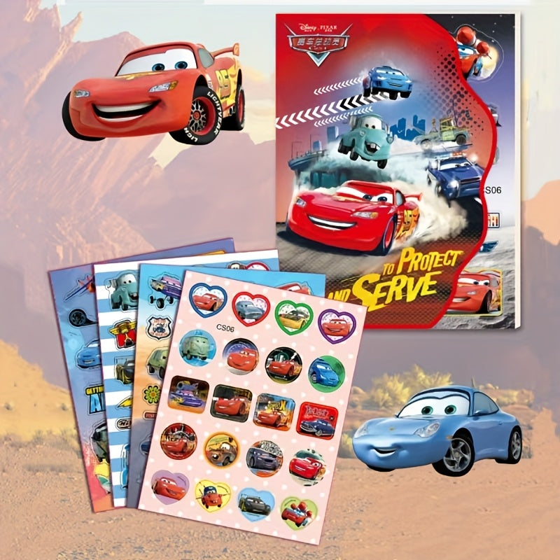 TEMU 8pcs Sticker Book - Cute Cartoon Car Stickers With Lightning & , Notebooks, Water Bottles, Fridge & Phone Decor, Notebook Accessories | Design |