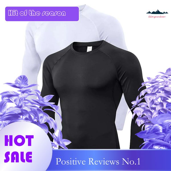 Ddmyoutdoor China Domestic Pack Men S Compression Shirts Long Sleeve Tops Base Layer Quick Dry Sports Athletic Workout T Shirt