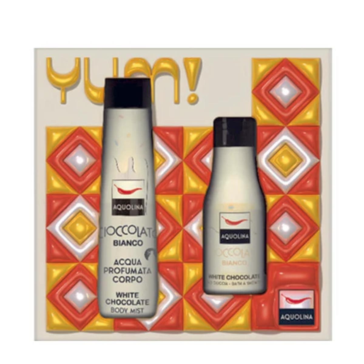 Aquolina 150 ml kroppsvannpakke + 125 ml sjokoladedusjgel