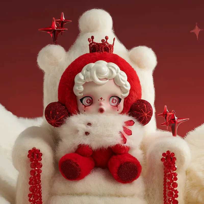 Hot New Bubble Mart SKULLPANDA Winter Symphony Series Plush Doll Blind Box Gift