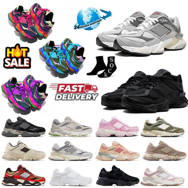 Top Shoes de designer de alta qualidade Pacote de camurça cinza Cristal de sal marinho Rosa Pacote de proteção de proteção de madeira tênis