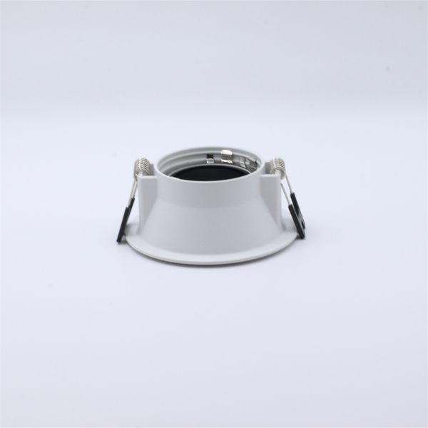 Single Recessed Ceiling Downlights GU10 LED Spotlights Round Fixture Frame Cut Hole 75mm