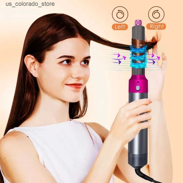 Electric Hair Brushes Hot Air Brush 5 in 1 Hair Dryer Brush Negative Ionic Detachable Hair Dryer Styler Air Culer Wand Hair Straightener Bru