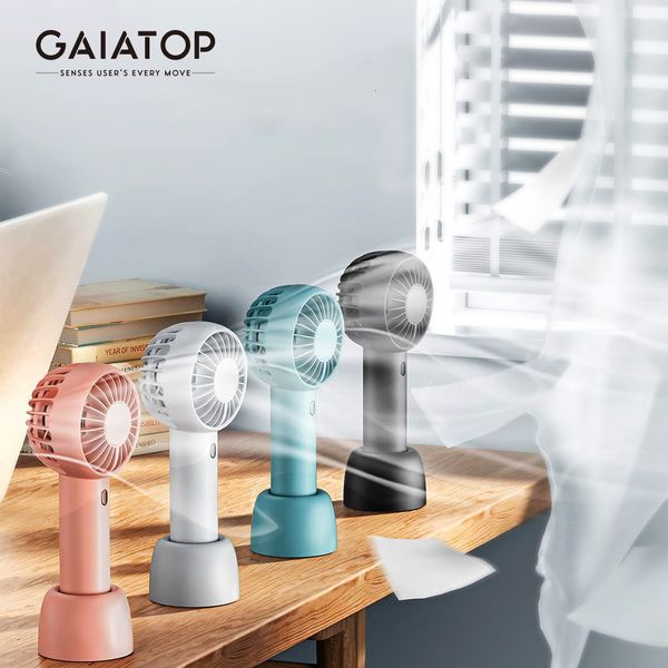 Other Home Garden GAIATOP Mini Portable Fan Powerful Handheld 3 Speed Personal Small Desk with USB Rechargeable for Indoor Outdoor 230422