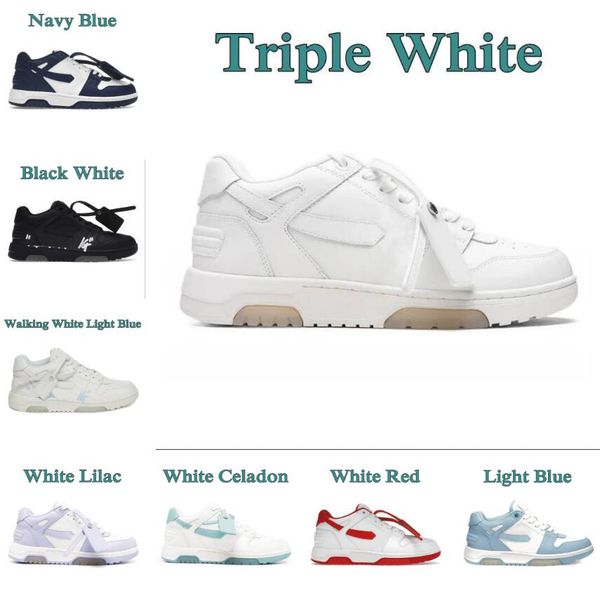 Famous Design Out of Office Mens Womens Sneakers Shoes Low Top Runner Sport Comfortable & Breathable Walking White Black Blue Skateboard Wal