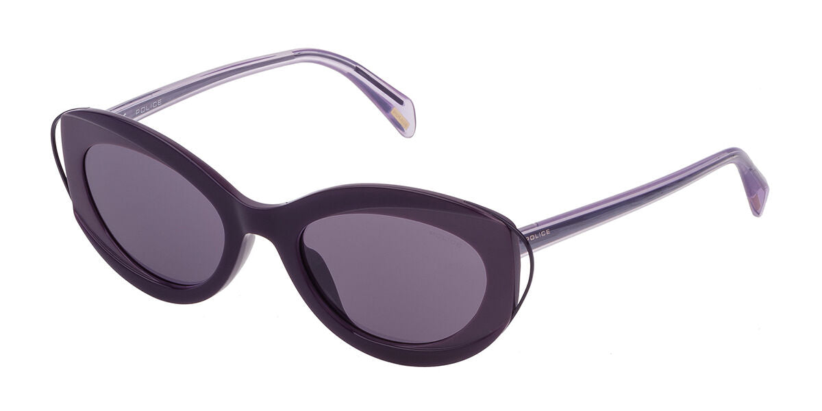 Police SPL938 MASCARA 2 0GBC Men's Sunglasses Purple Size 52