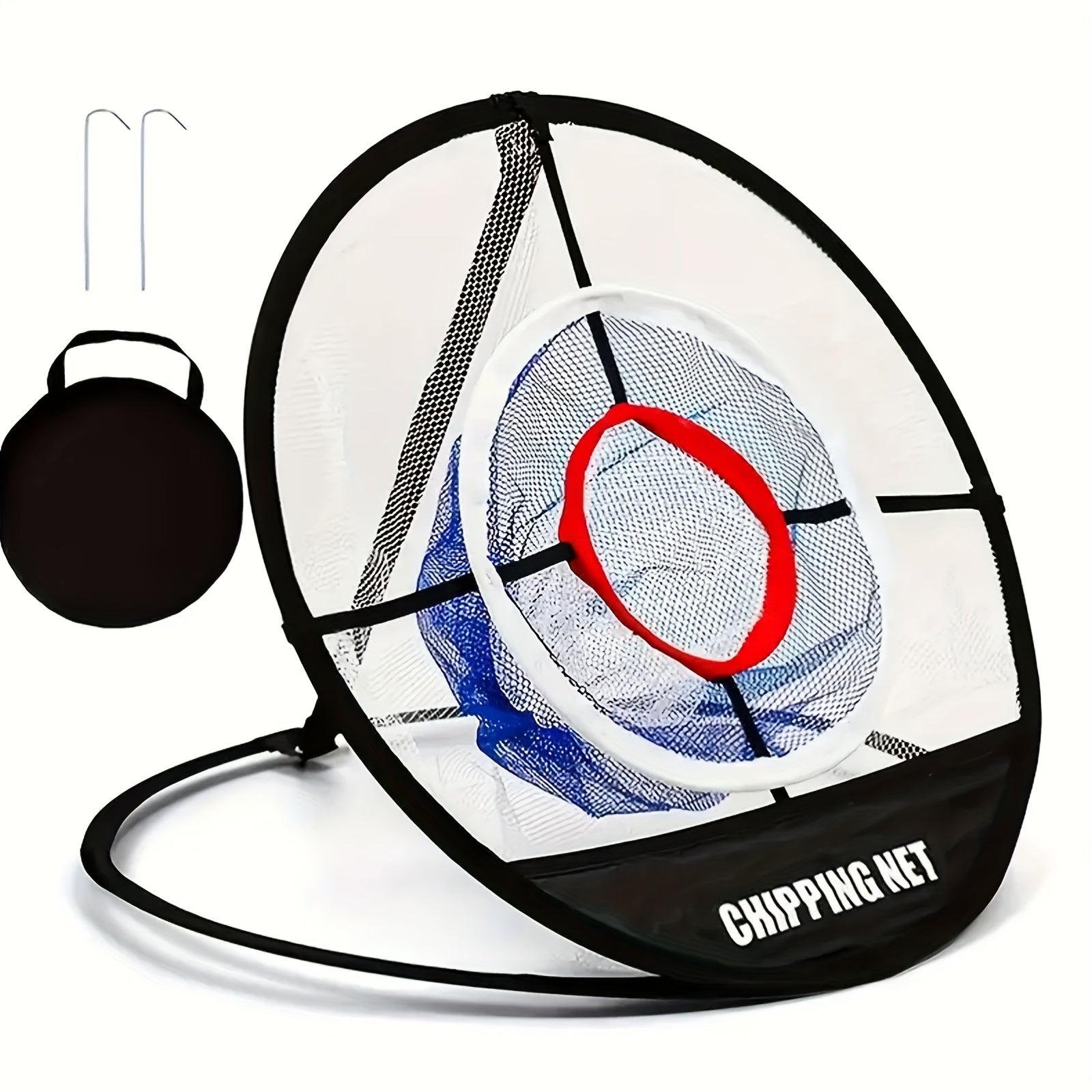 TEMU Draspotee 1pc Golf Net, Portable Folding Golf Training Net, Golf Net, Fixing Tool, Indoor-outdoor Swing Special - Suitable For Practice And ,