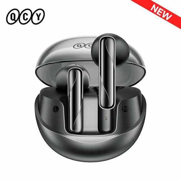 QCY AilyBuds Clear Wireless Earphones BT 5.3 TWS Earbuds Semi in-Ear Gaming Headset 4 Mics ENC Transparent Headphones M241213