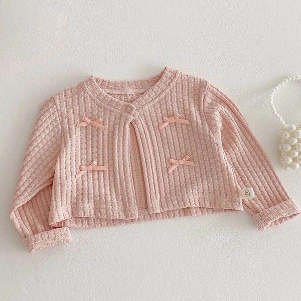 Toddler Girl Coat Spring Arrival 2025 Solid Color Childrens Boutique Clothing Fashion Children Outerwear Jackets 250114