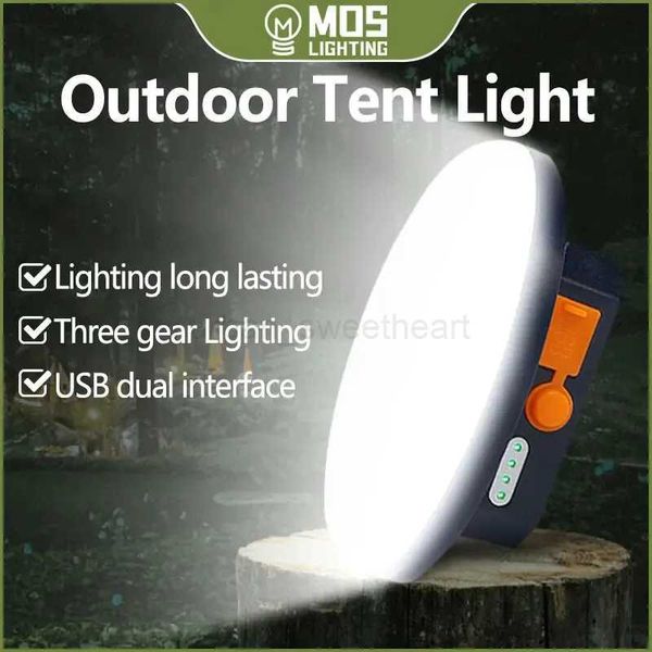 Tent Light Rechargeable Lantern Portable Emergency Night Market Light Outdoor Camping Bulb Lamp Flashlight Home Emergency LEDCL240722