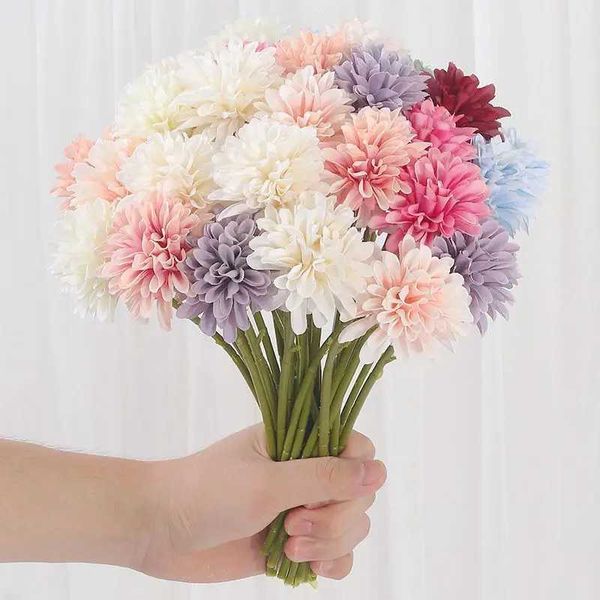 3-5Pcs Hydrangea Artificial Flowers Bouquet For Home Bedroom Decor Wedding Decoration Craft Vases Flower Arrangement Accessories Y240801