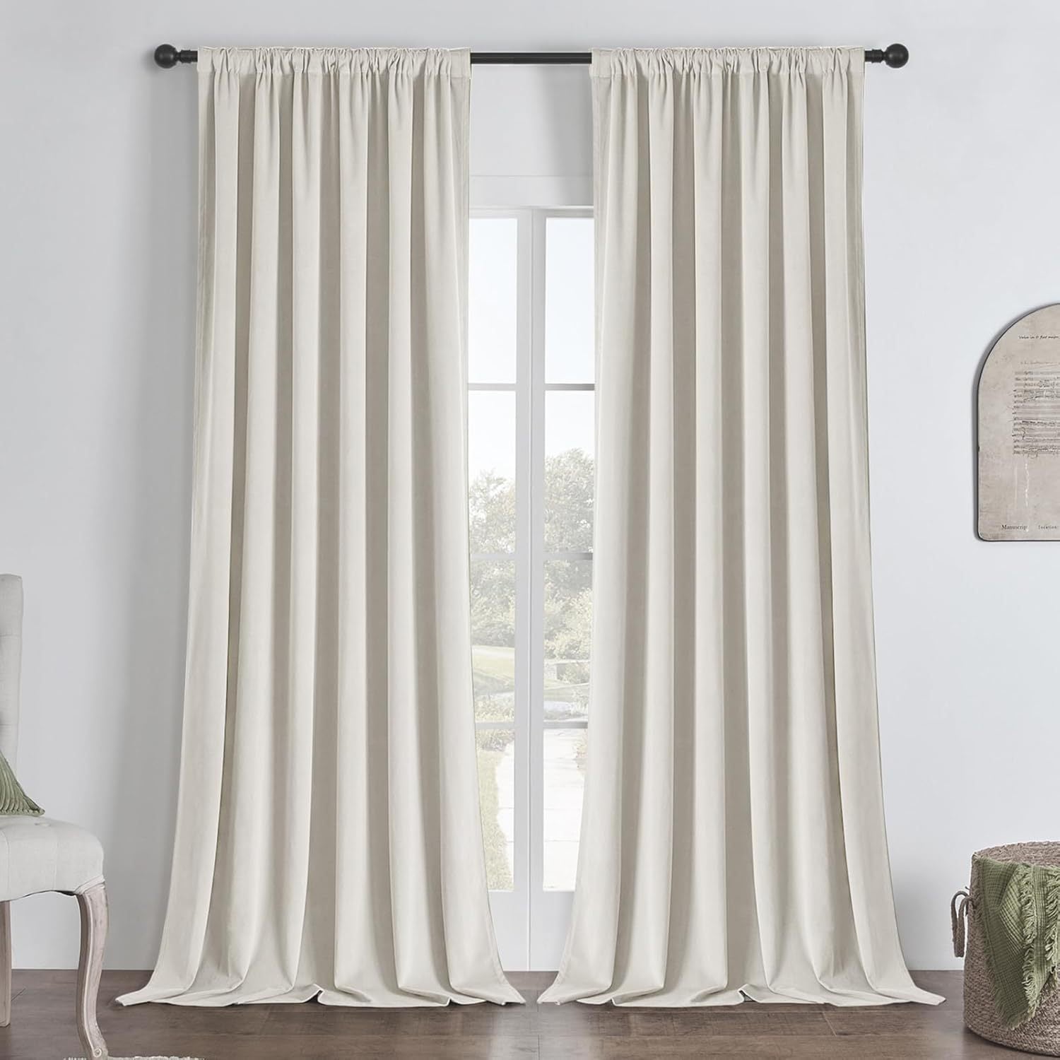 A965 Cross-border Dutch velvet curtains foreign trade rod curtains blackout velvet curtains wholesale customization Curtain