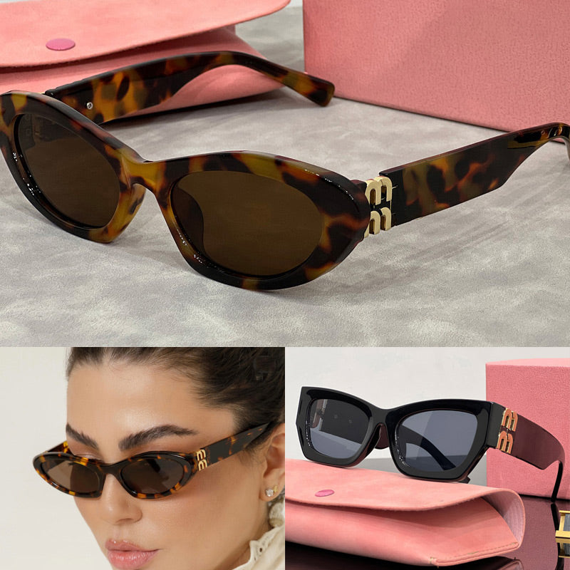 Designer Womens Designer Sunglass Polarized Fashion Mirror Cat Eye Shades Goggle Sunglasses For Women Frame Tide Lunette Sun Glasses