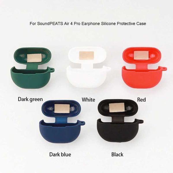 Headphone Protective Case Suitable For SoundPEATS Air 4 Pro Earphone Soft Cover Shockproof Shells Housing Anti Dust SleeveX241022
