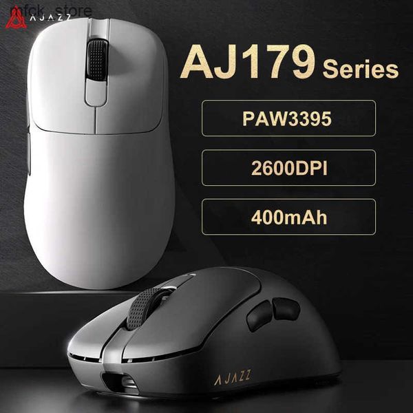 Mice AJAZZ AJ179 PRO PAW3395 Lightweight Wired Wireless with Magnetic Charging Base Ergonomic Macro Gaming Mouse for PC Laptop J241220