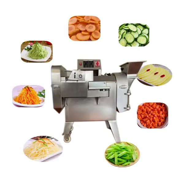 New Fully Automatic Electric Vegetable Cutter Household Kitchen Tools Multifunctional Vegetable Cutting Machine With Blades