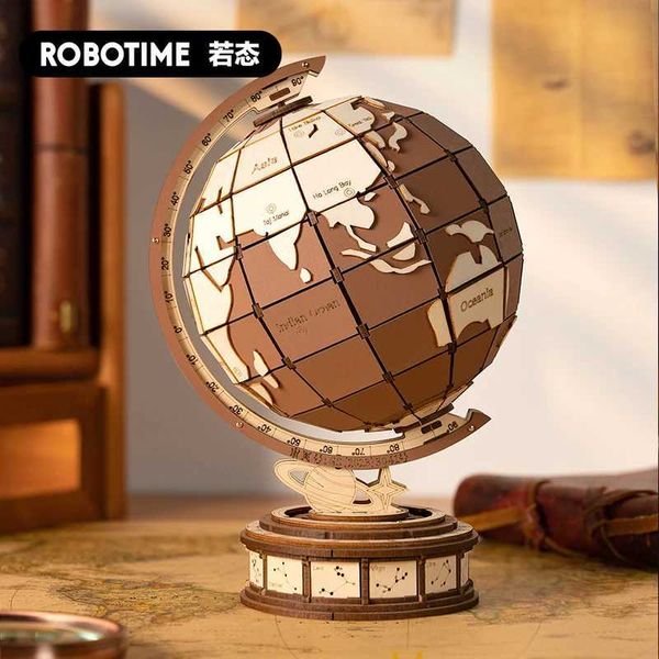 Robotime Rolife Global Wonders for Kids Easy Assemble Model Building Block Sets He Decor Great 3D Wooden Puzzle Gifts Cho Z250113