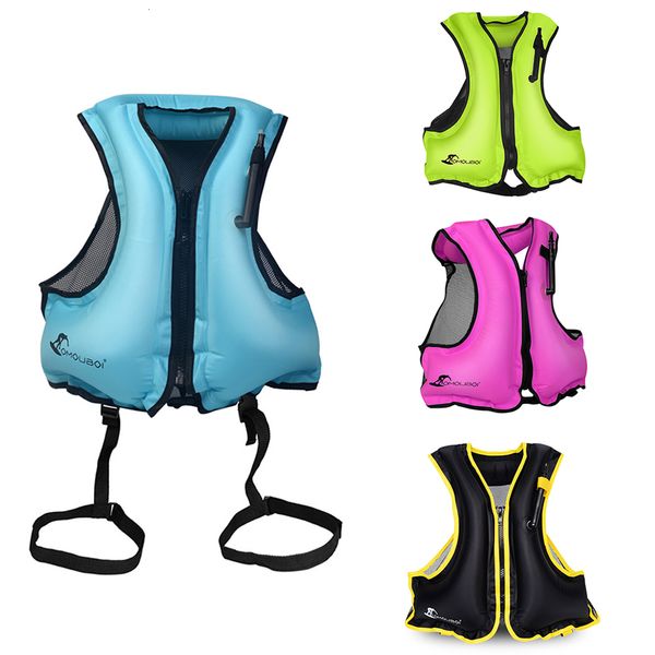 Life Vest Buoy Adult Inflatable Swimming Life Vest Swimming Boating Life Vest Snorkeling Surfing Water Safety Sports Life Saving Jackets 230