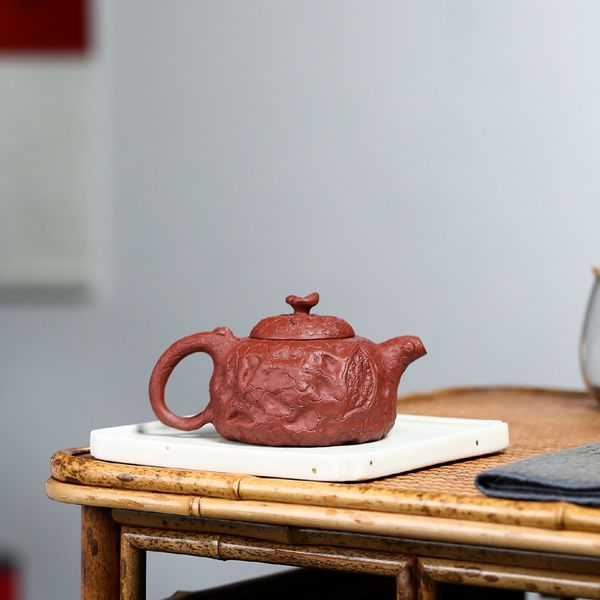 190ml Boutique Yixing Purple Clay Teapots Raw Ore Dahongpao Filter Tea Pot Home Zisha Beauty Kettle Chinese Tea Set Accessories