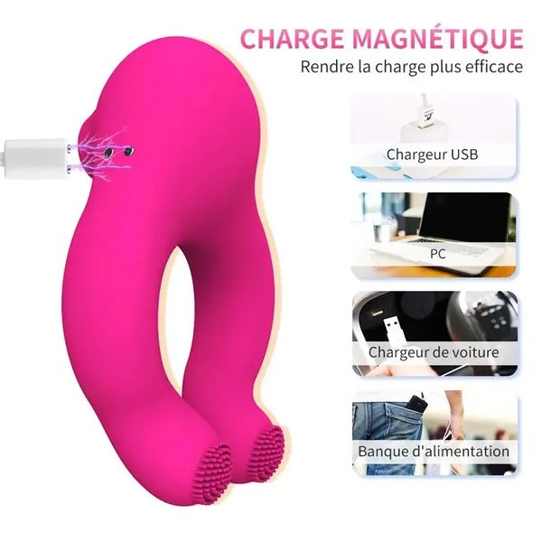 Automatic Heated Clitoral Suction Cup Adsorption Women Accessories Pennis Breast Sucking Man Ring Vibrator Male 240117