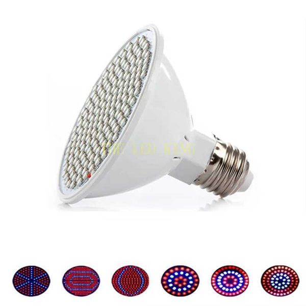 200Leds 300Leds LED Grow Light Full Spectrum Sunlike E27 LED Growing Bulb For Indoor Hydroponics Flowers Plants LED Growth Lamp Y240816