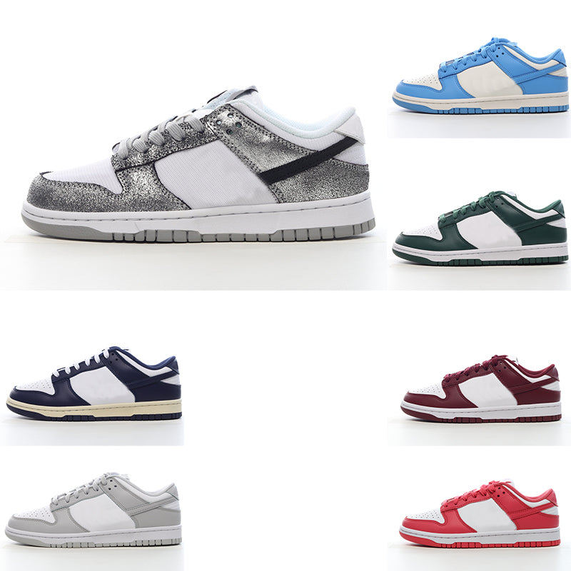 2023 Men Women shoes Casual sneakers White Black Panda Grey Fog UNC GAI Varsity Green Laser Orange Syracuse Mummy Coast Candy mens flat trainers