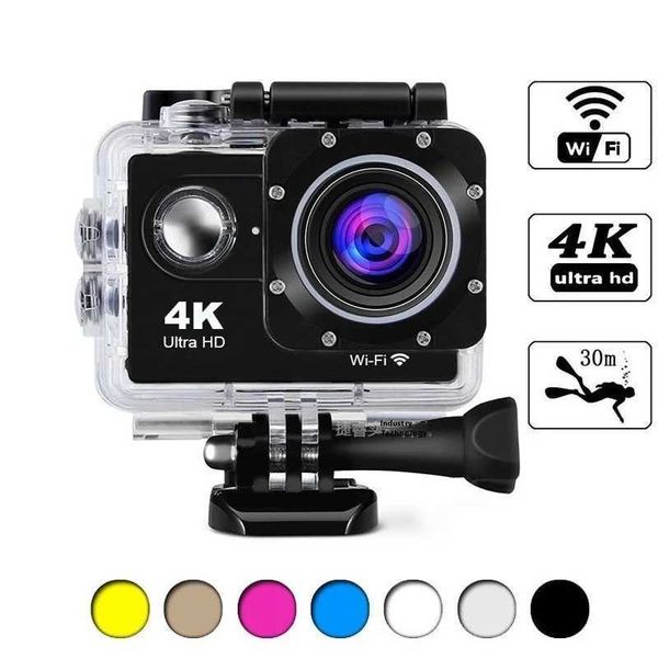 2-Inch 4k Sports Camera Wifi Motorcycle Dashcam Diving Sports Camera Dv High-Definition Waterproof Outdoor Waterproof Camera X250210