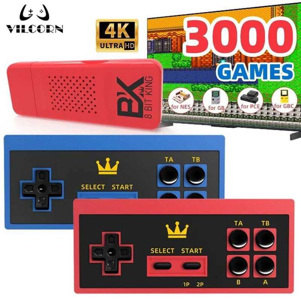 Vilcorn Video Game Stick Retro Game hine for PCE GBC GB Nes rdrive Mini Console for Games with Red-e Control Y241109