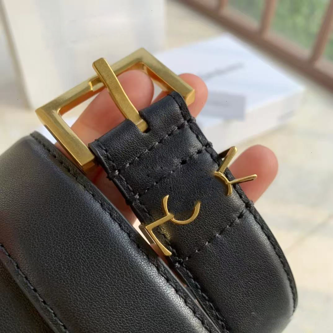 Mens belt for women designer classic solid color gold letter Luxury designers belt Vintage Pin needle Buckle Beltss 9 colors Width 3 cm size 95-115c