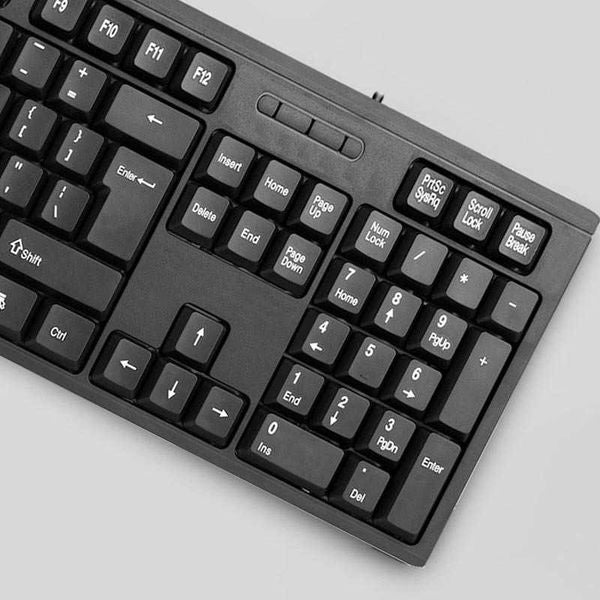 Keyboards Computer keyboard mouse set office home DIY standard with wired USB keyboard H241108