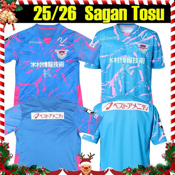 25 26 Sagan Tosu Soccer Jerseys Japan J2 League Fans version MORIYA #19 2025 Home Away WATANABE SAKAIYA FUCHI MARUHASHI Football shirts