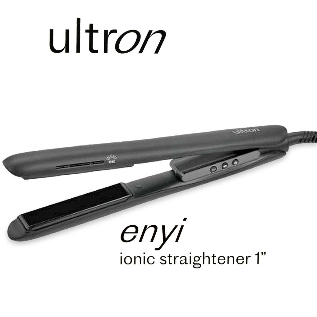 Ionic Straightener Ultron Enyi 1"Matte Black