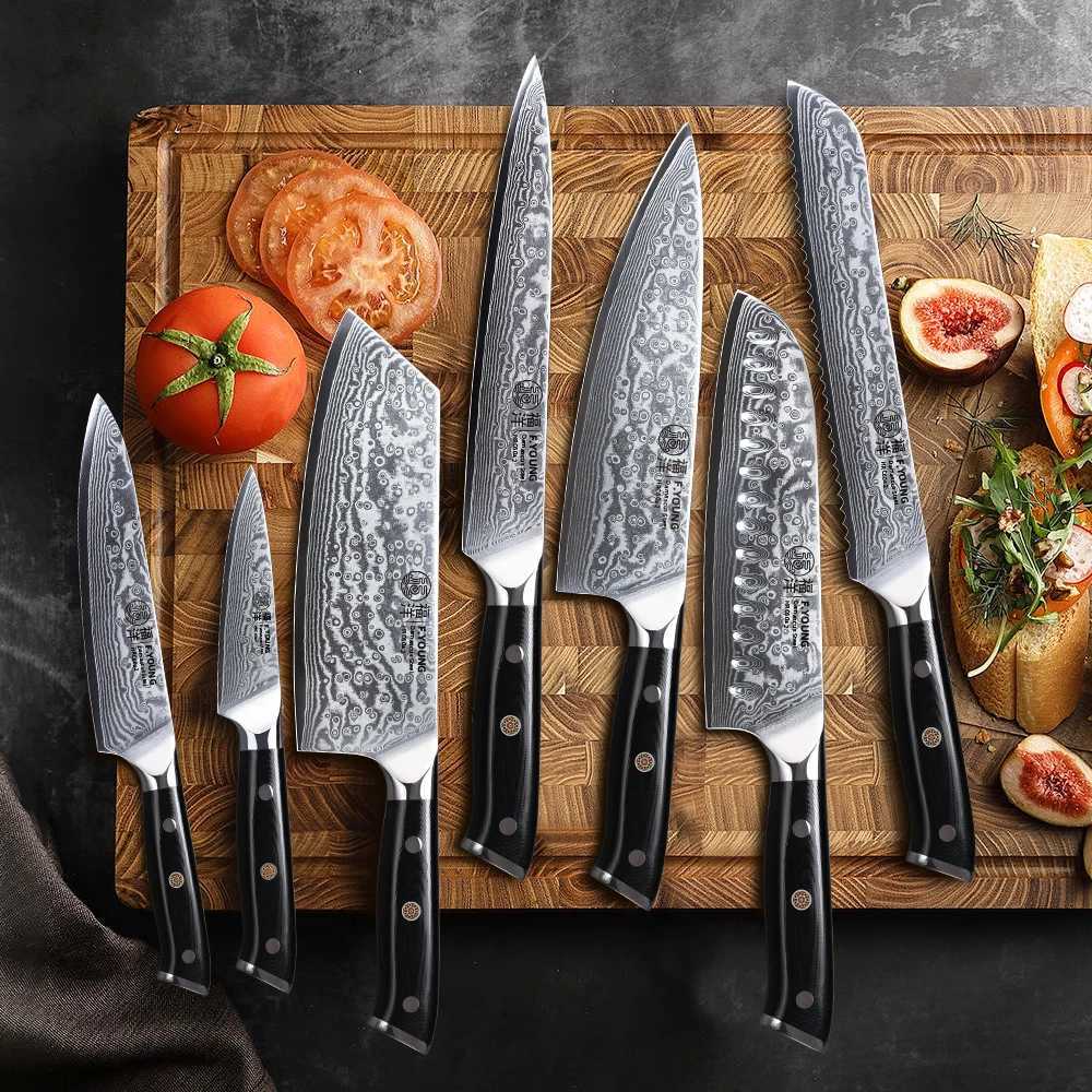 Professional Kitchen Knife Damascus Steel Japanese Chef Knife Slicer Sashimi Practical Fruit Cooking Kitchen Utensils X241102