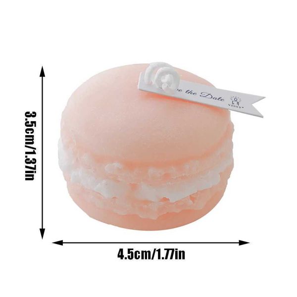 Candles Macaroon Aromatherapy Candle Photo Prop Diy Birthday Gift Fragrance Candle Perfume Scent Creative Gift R240830