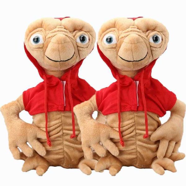 28CM E.T Alien Plush Toy Doll Cartoon Plushie Toys Extraterrestrial Stuffed Dolls With Cloth High Quality For Kids Birthday Gift Y240801