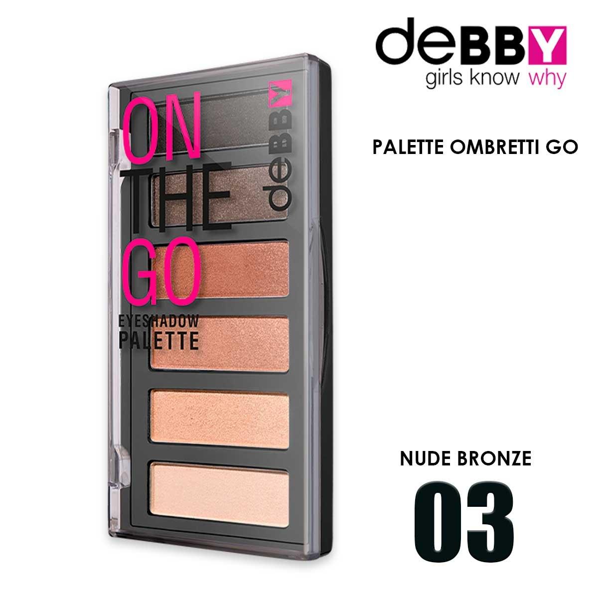 Debby Lidschatten für unterwegs Lidschattenpalette 03 Nude Bronze