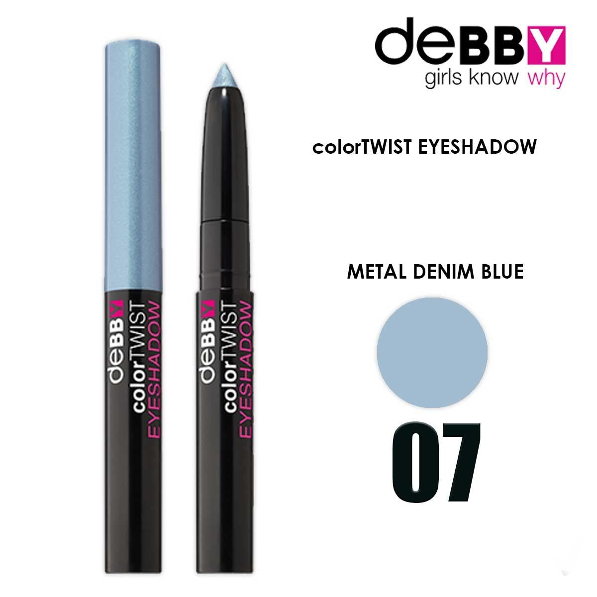 Debby Color Twist Lidschattenstift '07 Metall denim Blau