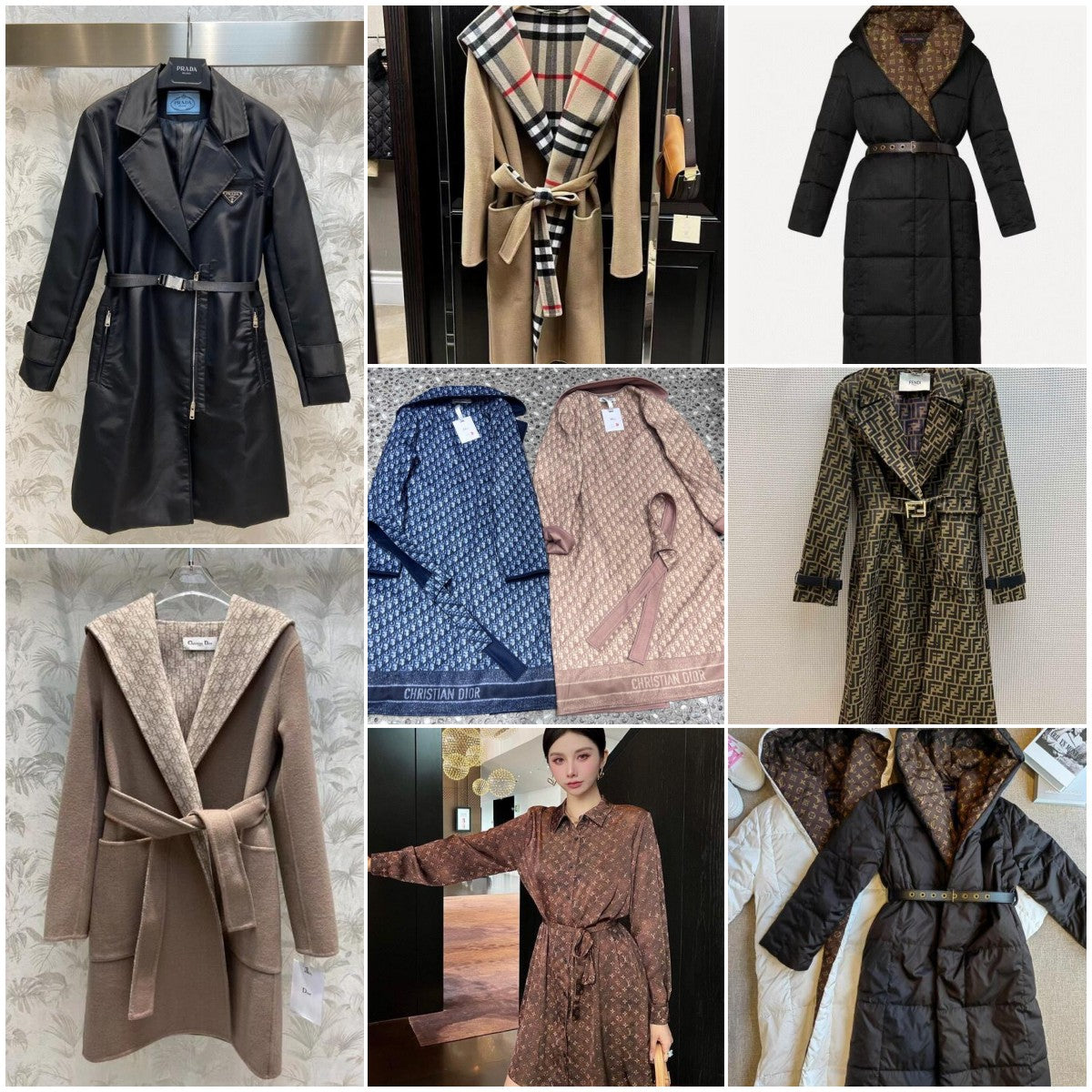 Women Coats Fashion Metal Waist Belt Windbreaker Autumn Winter Outerwear Womens Business Long Jacks MJ6612