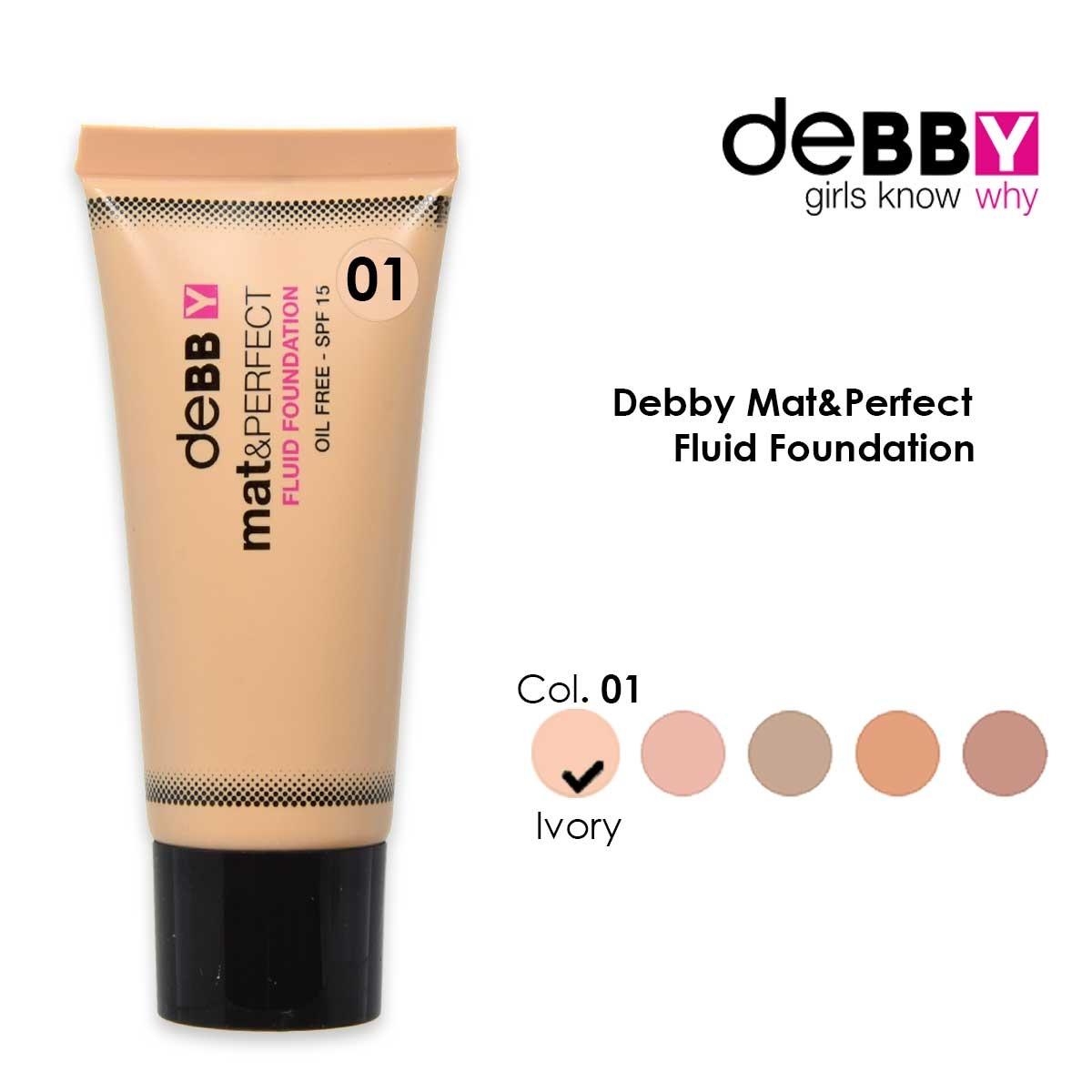 Debby matte&perfect foundation 01