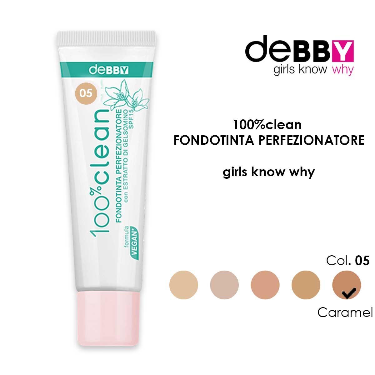 DEBBY 100% FOUNDATION CLEAN PERFECTOR 05 caramel