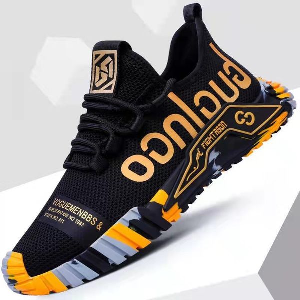 Spring And Autumn Casual Shoes New Breathable Mesh Sports Shoes Men Trendy Versatile Running Shoes X250114