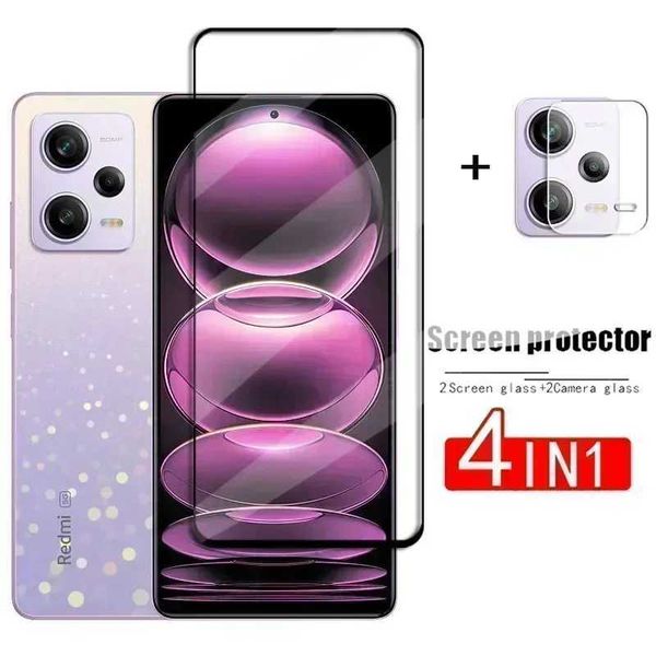 Full Cover Glass For Redmi Note 12 Pro 5G Tempered Glass Redmi Note 12 Pro Screen Protector Lens Film Redmi Note 12 ProT250115