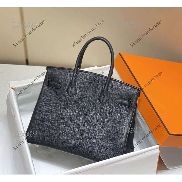 Top Handwork Designer Handbag Mirror Bags S Handbags Clutch Brand Crocodile Togo Leather Elephant Grey Tote Bag Cowhide Fashion High Quality
