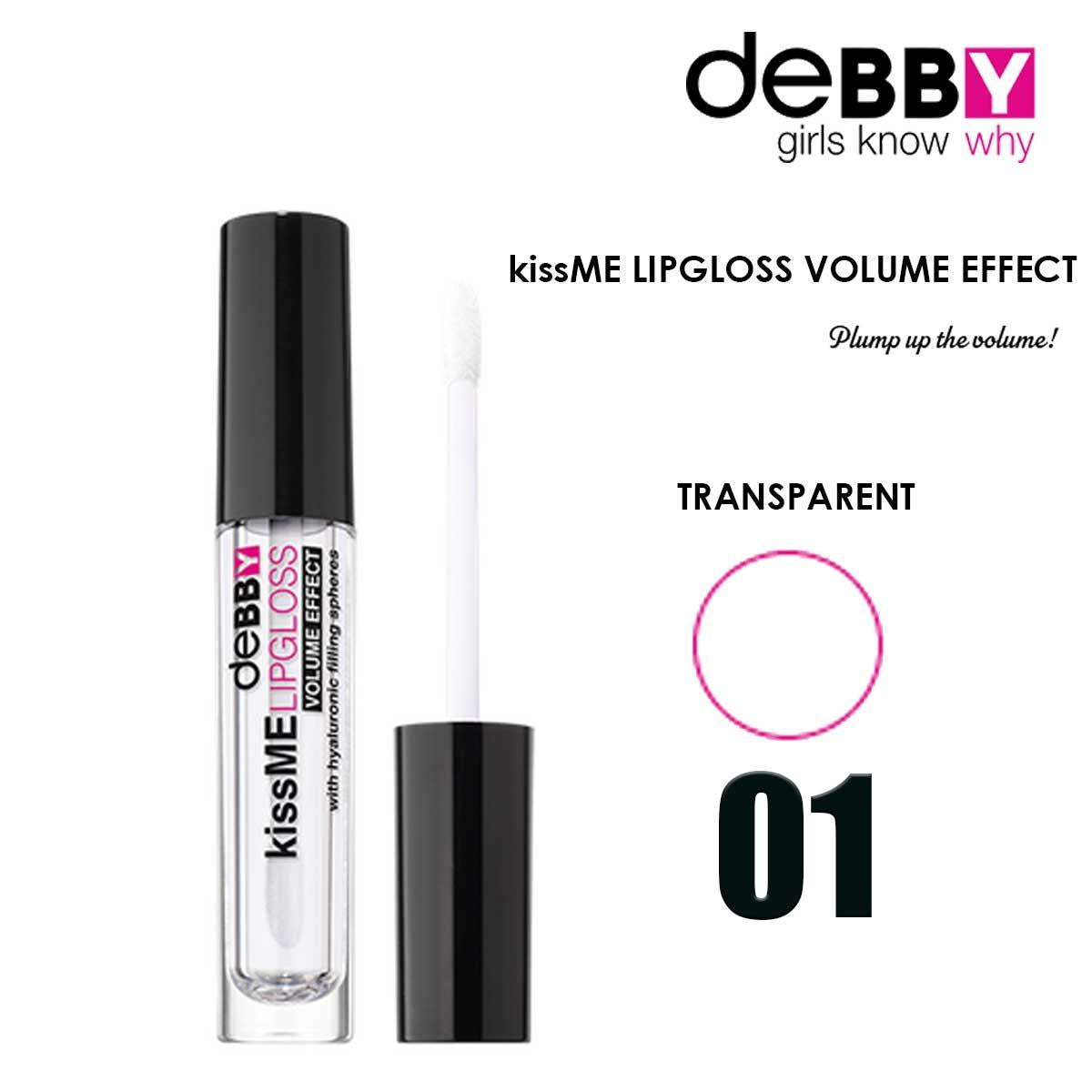 Debby kissme lipgloss volume 01 transparent