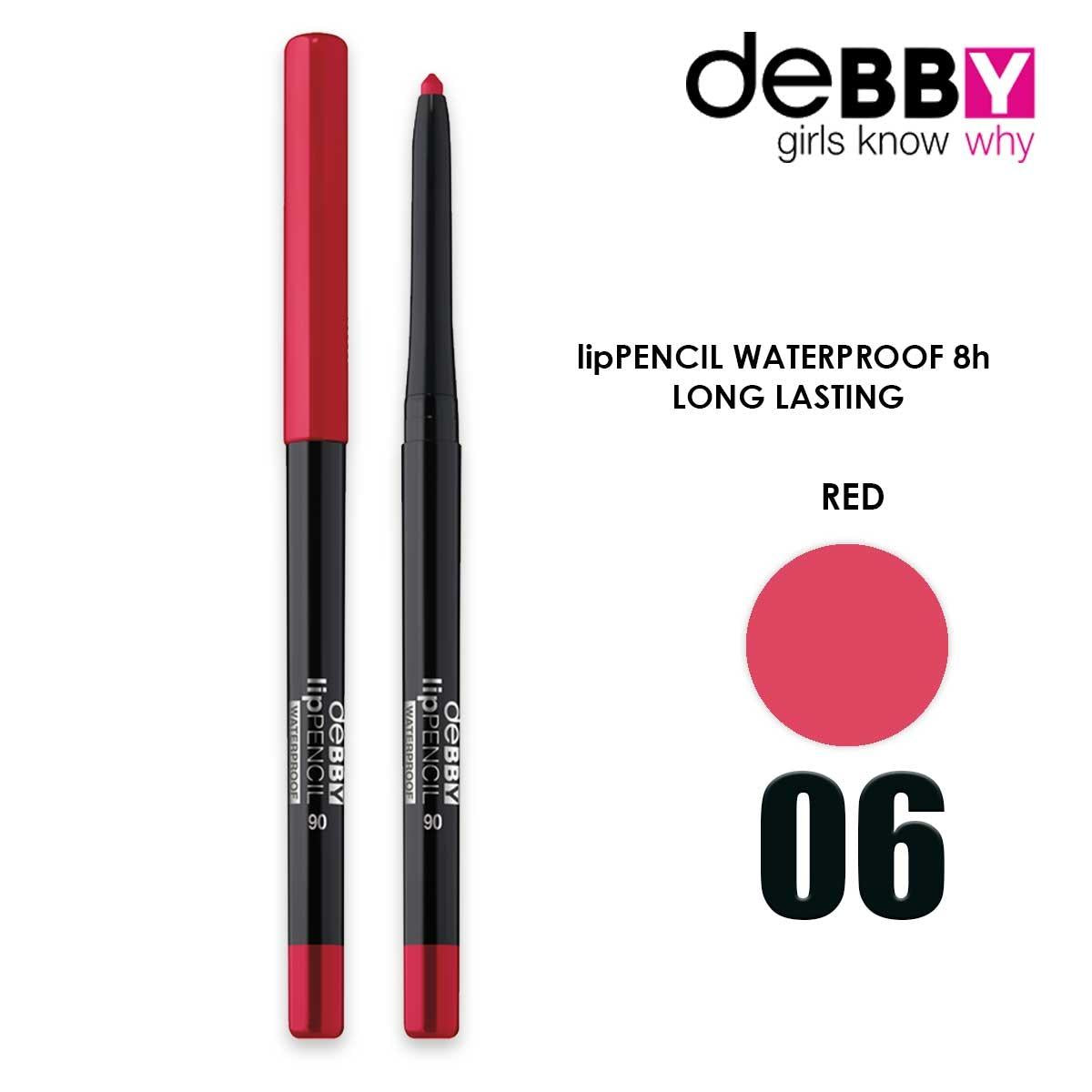 Debby crayon à lèvres waterproof 6 rouge