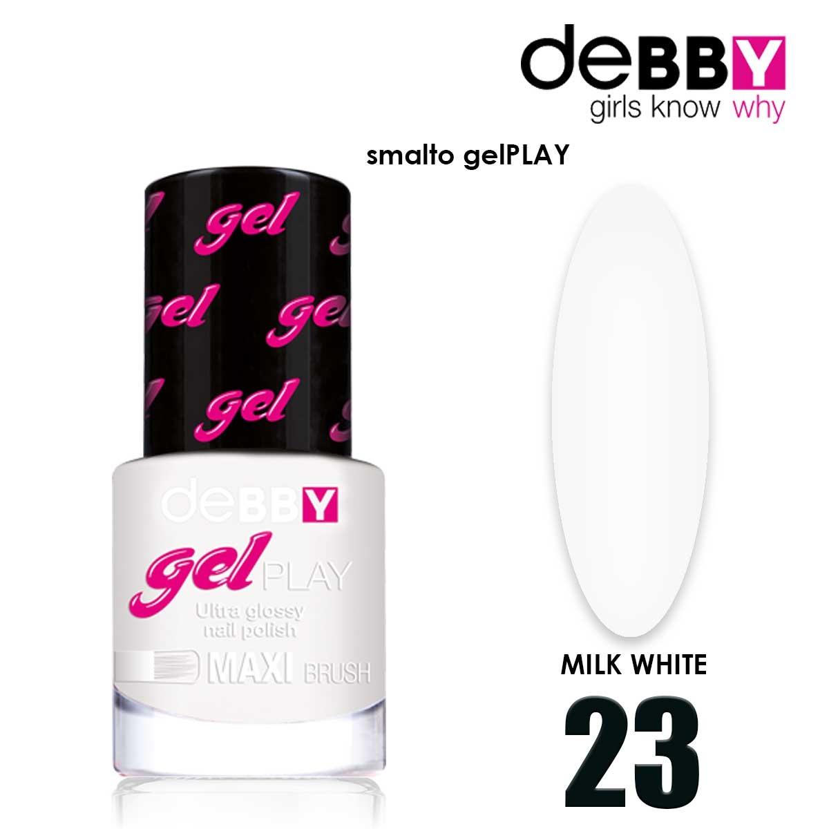 Debby Spill 23 MILK WHITE gellakk